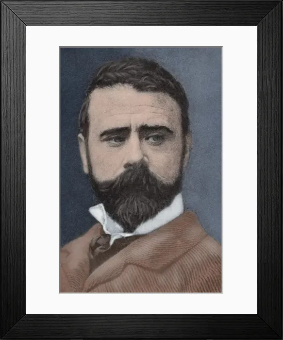 Framed Print : Antonio Cortina (1841-1890). Engraving. Colored Framed Print : Antonio Cortina (1841-1890). Engraving. Colored