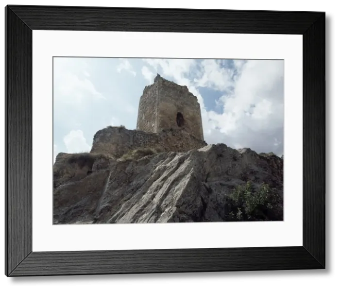 Framed Print : Spain. Castile-La Mancha. Ucles. View of the Castle. Provinc Framed Print : Spain. Castile-La Mancha. Ucles. View of the Castle. Provinc
