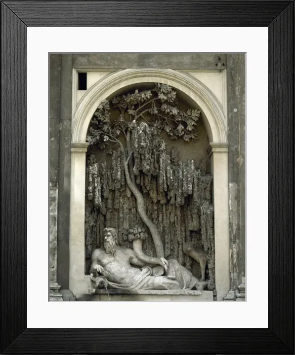 Framed Print : River Tiber. Four Fountains (Quattro Fontane), 1588-1593, de Framed Print : River Tiber. Four Fountains (Quattro Fontane), 1588-1593, de
