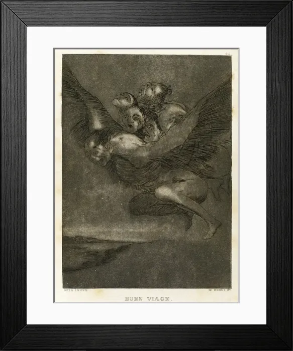 Framed Print : Los Caprichos by Francisco de Goya (1746-1828) Framed Print : Los Caprichos by Francisco de Goya (1746-1828)