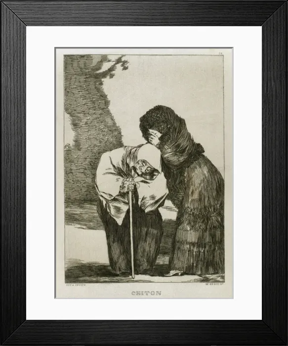Framed Print : Los Caprichos by Francisco de Goya (1746-1828) Framed Print : Los Caprichos by Francisco de Goya (1746-1828)