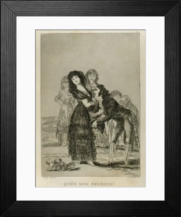Framed Print : Los Caprichos by Francisco de Goya (1746-1828) Framed Print : Los Caprichos by Francisco de Goya (1746-1828)