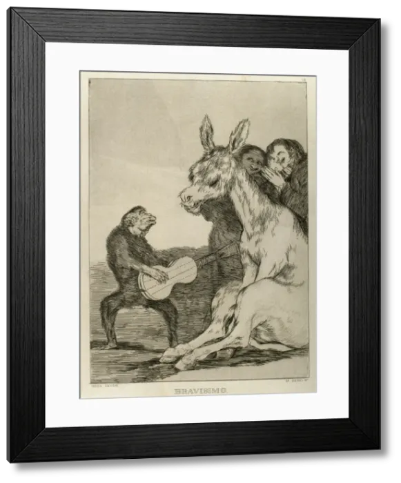 Framed Print : Los Caprichos by Francisco de Goya (1746-1828) Framed Print : Los Caprichos by Francisco de Goya (1746-1828)