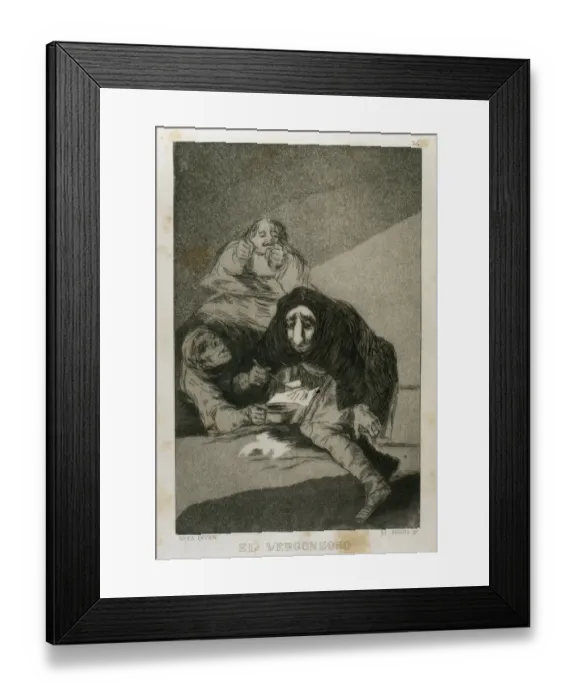 Framed Print : Los Caprichos by Francisco de Goya (1746-1828) Framed Print : Los Caprichos by Francisco de Goya (1746-1828)