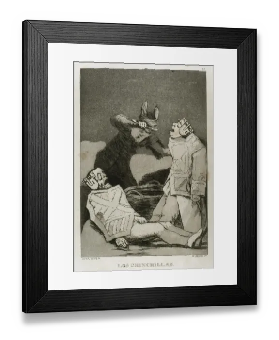 Framed Print : Los Caprichos by Francisco de Goya (1746-1828) Framed Print : Los Caprichos by Francisco de Goya (1746-1828)