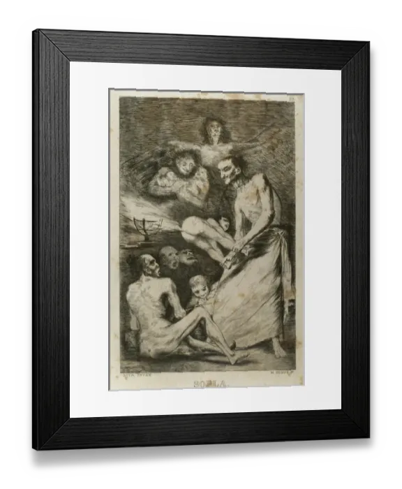 Framed Print : Los Caprichos by Francisco de Goya (1746-1828) Framed Print : Los Caprichos by Francisco de Goya (1746-1828)