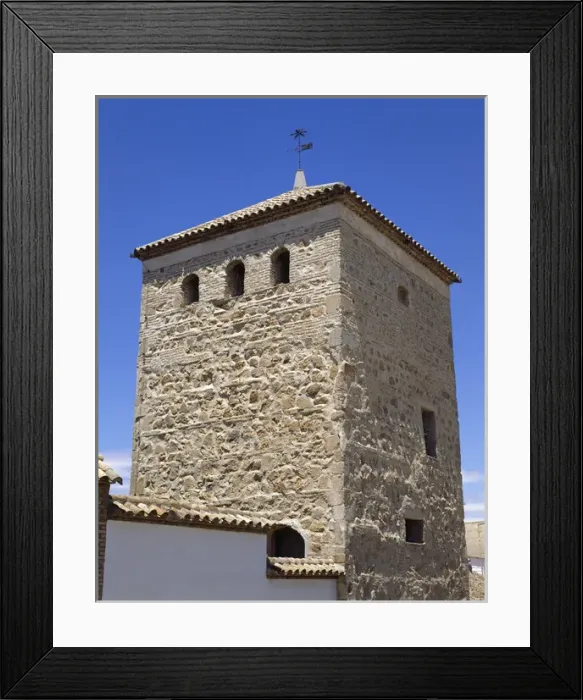 Framed Print : Spain. Castile-La Mancha. Consuegra. The Tower of Tercia. Vi Framed Print : Spain. Castile-La Mancha. Consuegra. The Tower of Tercia. Vi