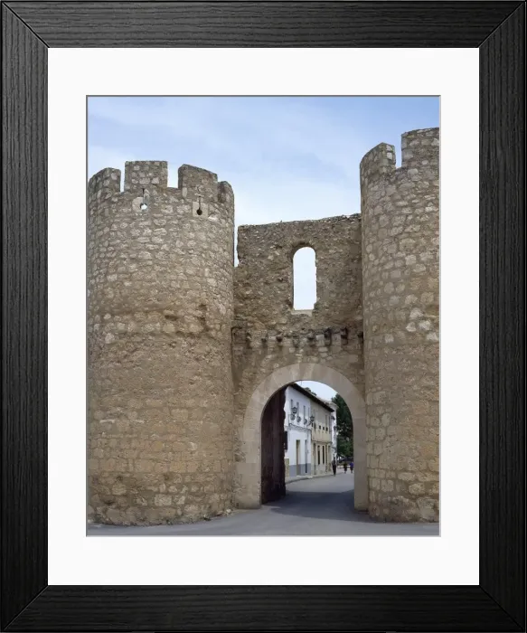 Framed Print : Spain. Castile-La Mancha. Belmonte. Walls. Chinchilla town g Framed Print : Spain. Castile-La Mancha. Belmonte. Walls. Chinchilla town g