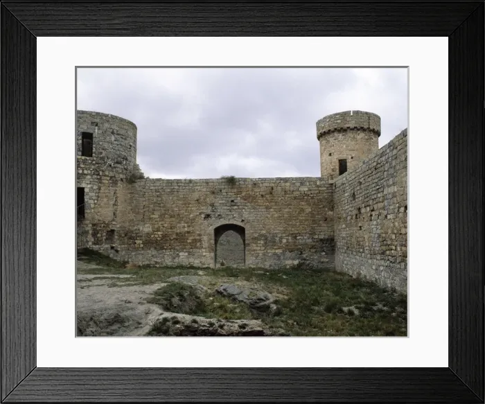 Framed Print : Spain. La Rioja. Cornago. View of the Castle Framed Print : Spain. La Rioja. Cornago. View of the Castle