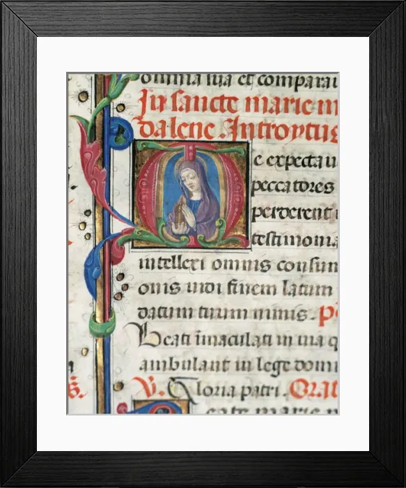Framed Print : Codex 98. Missale Romanum. By Pedro Ferris (1415-1478), Deta Framed Print : Codex 98. Missale Romanum. By Pedro Ferris (1415-1478), Deta