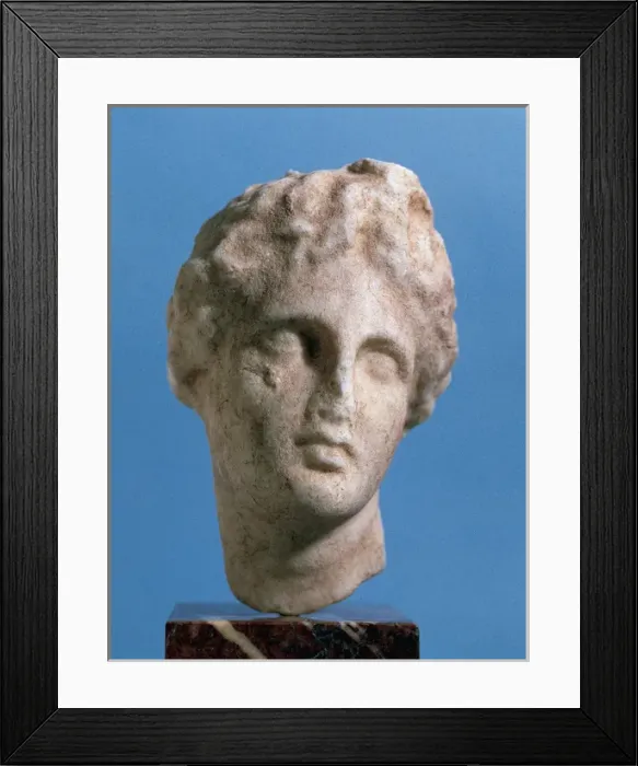 Framed Print : Head of Aphrodite. Greek. 2nd century BC Framed Print : Head of Aphrodite. Greek. 2nd century BC