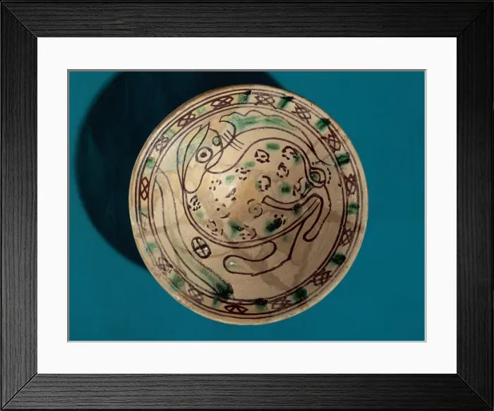 Framed Print : Plate. 13th-16th centuries. Spain Framed Print : Plate. 13th-16th centuries. Spain