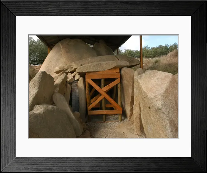 Framed Print : Anta Grande do Zambujeiro. Megalithic monument. 4000-35000 B Framed Print : Anta Grande do Zambujeiro. Megalithic monument. 4000-35000 B