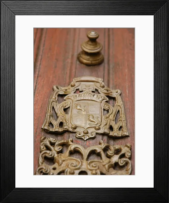 Framed Print : Portugal. Evora. Cathedral of Virgin Mary. Door. Detail Framed Print : Portugal. Evora. Cathedral of Virgin Mary. Door. Detail