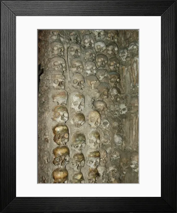 Framed Print : Portugal. Evora. Chapel of Bones. Church of St. Francis. Wal Framed Print : Portugal. Evora. Chapel of Bones. Church of St. Francis. Wal