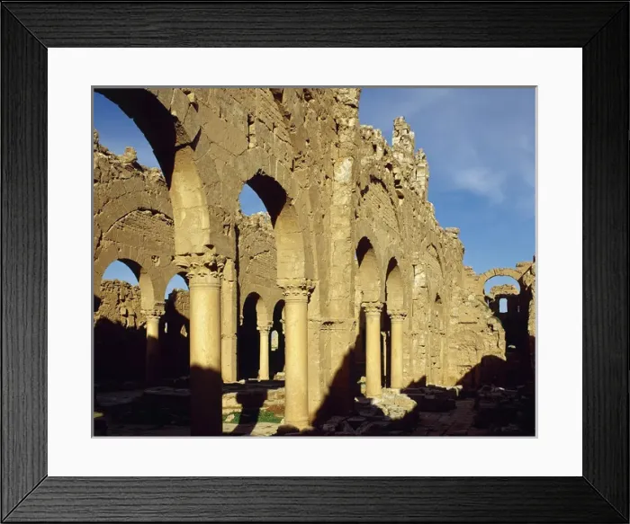 Framed Print : Syria. Resafa. Archaeological site. Basilica of Saint Sergi Framed Print : Syria. Resafa. Archaeological site. Basilica of Saint Sergi