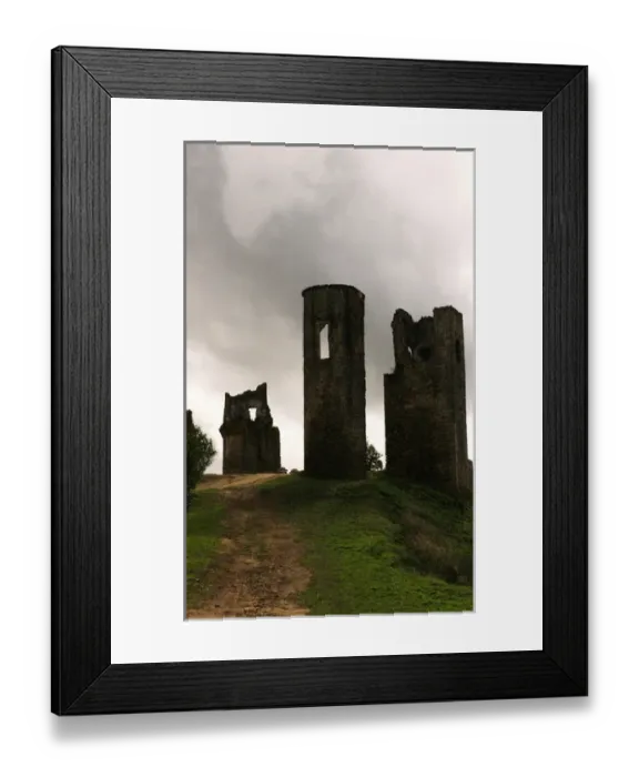 Framed Print : Portugal. Nontemor-o-Novo. Ruins of the Pac?o das Alcaides Framed Print : Portugal. Nontemor-o-Novo. Ruins of the Pac?o das Alcaides