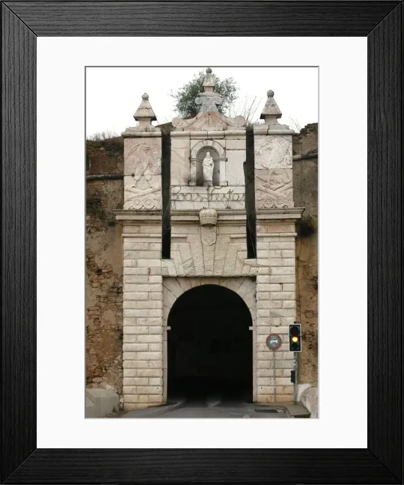 Framed Print : Portugal. Estremoz. Porta dos Currais. Built in 1670 by Anto Framed Print : Portugal. Estremoz. Porta dos Currais. Built in 1670 by Anto