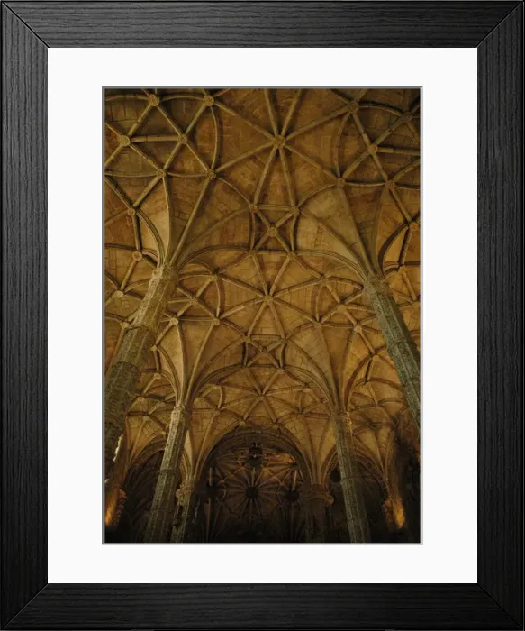 Framed Print : Portugal. Belem. Lisbon. Jeronimos Monastery. Interior Framed Print : Portugal. Belem. Lisbon. Jeronimos Monastery. Interior