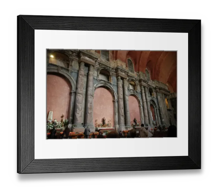 Framed Print : Portugal. Lisbon. Sao Domingos Church. Inside Framed Print : Portugal. Lisbon. Sao Domingos Church. Inside
