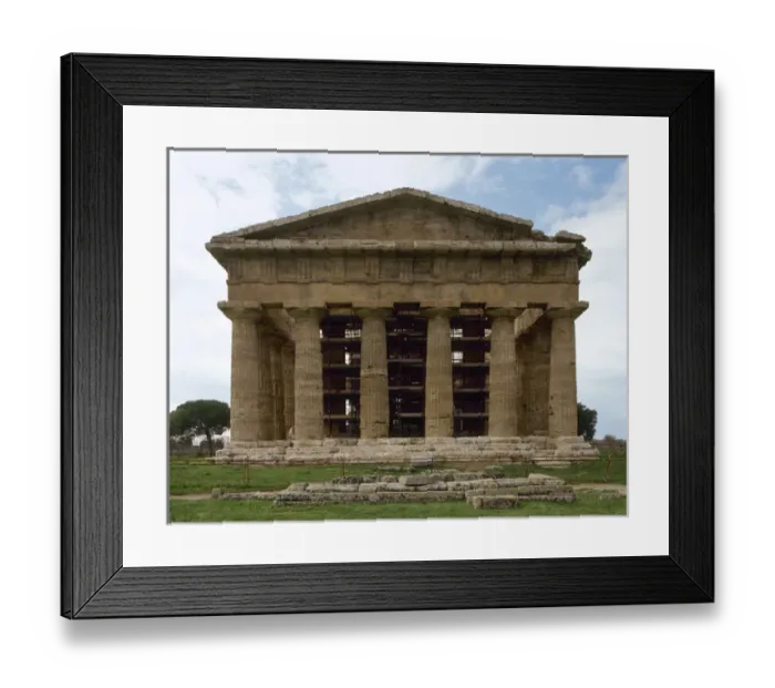 Framed Print : Italy. Paestum. Temple of Neptune Framed Print : Italy. Paestum. Temple of Neptune