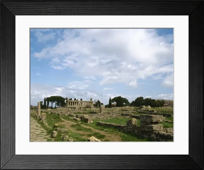 Framed Print : Italy. Paestum. Temple of Athena or Ceres Framed Print : Italy. Paestum. Temple of Athena or Ceres