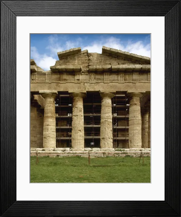 Framed Print : Italy. Paestum. Temple of Neptune Framed Print : Italy. Paestum. Temple of Neptune