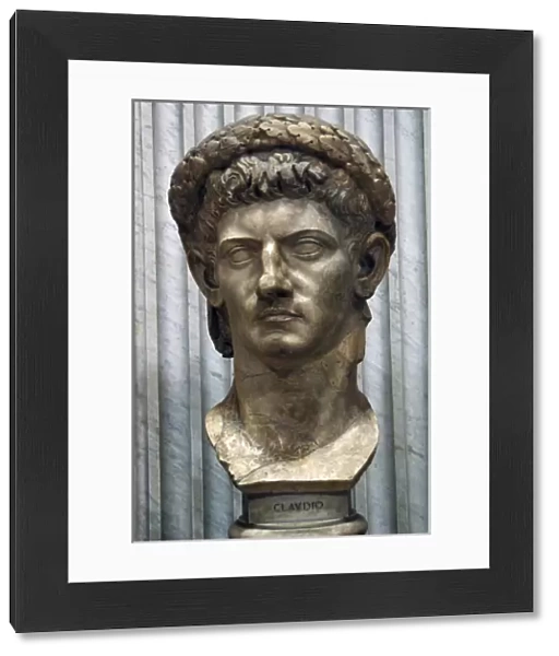 Emperor Claudius (10 BC-54 AD). Bust. Vatican Museums