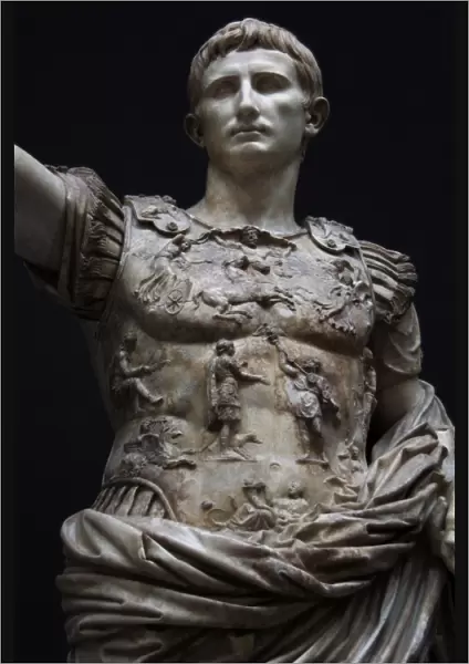 Augustus, (63 B. C. -14 D. C. ). First emperor of the Roman Empi