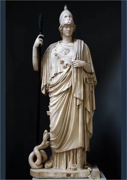 The Athena Giustiniani. Roman copy of a Greek statue of Pall