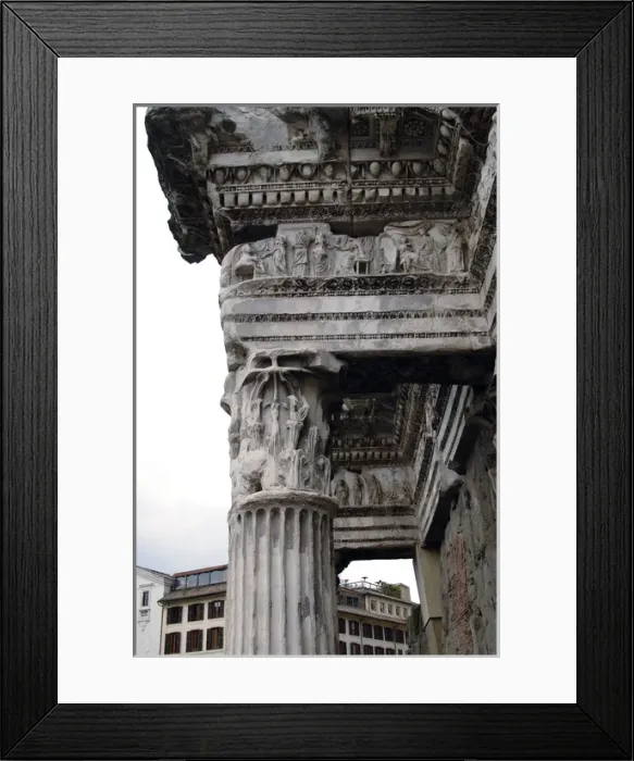 Framed Print : Italy. Rome. Forum of Nerva. Built in 85-97 A. C. Colonnacce Framed Print : Italy. Rome. Forum of Nerva. Built in 85-97 A. C. Colonnacce