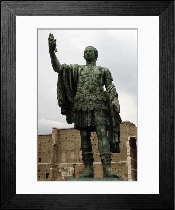 Framed Print : Nerva (30-98). Roman Emperor (96-98). Bronze statue Framed Print : Nerva (30-98). Roman Emperor (96-98). Bronze statue