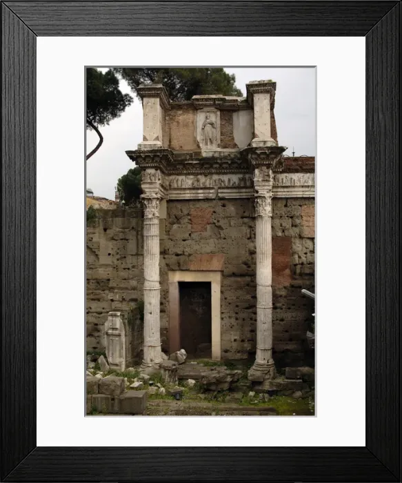 Framed Print : Italy. Rome. Forum of Nerva. Built in 85-97 A. C. The Colonn Framed Print : Italy. Rome. Forum of Nerva. Built in 85-97 A. C. The Colonn