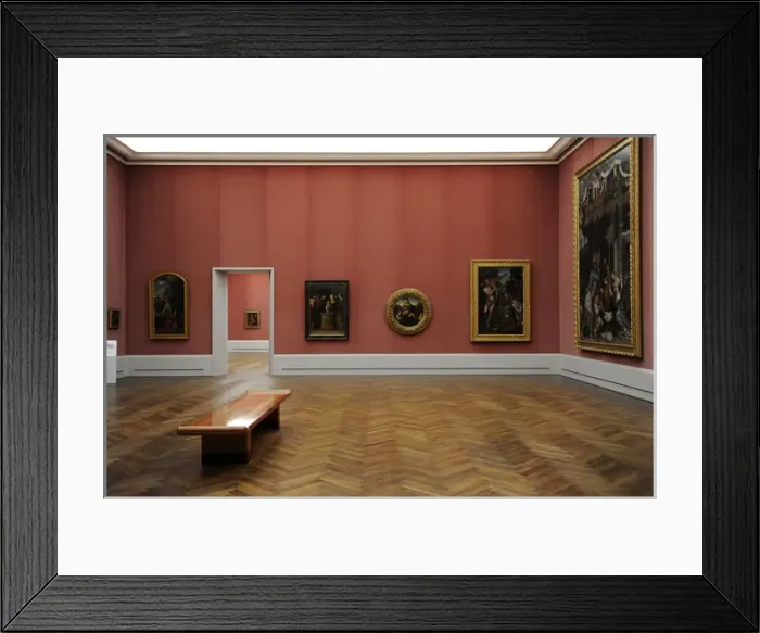 Framed Print : Gemaldegalerie. Interior. Berlin Framed Print : Gemaldegalerie. Interior. Berlin