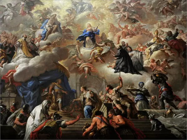 Triumph of the Immaculate, 1710-1715, by Paolo de Matteis (1
