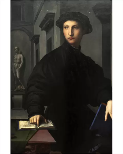 Ugolino Martelli (1519-1592). 1536-1537. Portrait by Il Bron