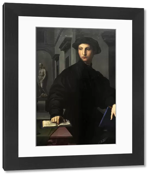 Ugolino Martelli (1519-1592). 1536-1537. Portrait by Il Bron