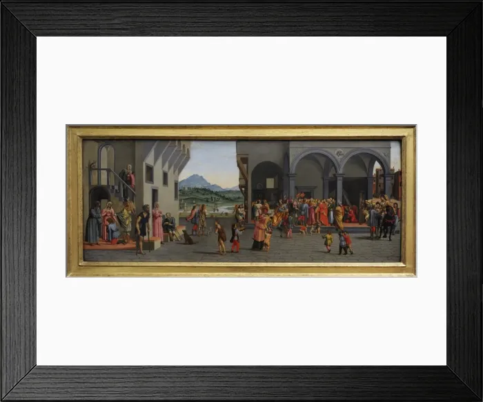 Framed Print : Life of the Young Tobias byFrancesco Granacci (1469-1543) Framed Print : Life of the Young Tobias byFrancesco Granacci (1469-1543)