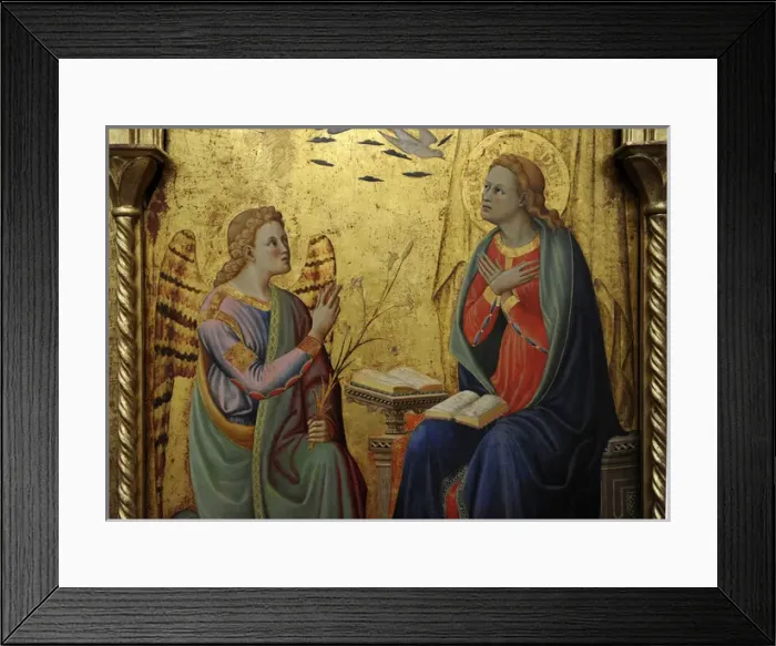 Framed Print : Triptych by Paolo Schiavo (1397-1478) Framed Print : Triptych by Paolo Schiavo (1397-1478)