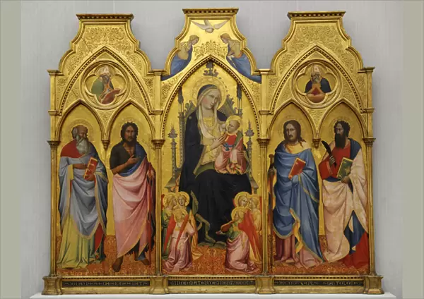 Triptych, 1388, by Agnolo Gaddi (1369-1396)