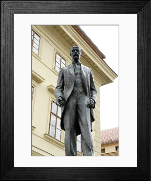 Framed Print : Tomas Garrigue Masaryk (1850-1937). First President of Czech Framed Print : Tomas Garrigue Masaryk (1850-1937). First President of Czech