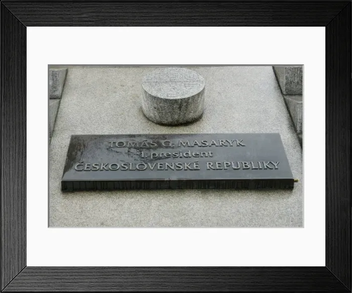 Framed Print : Tomas Garrigue Masaryk (1850-1937). First President of czech Framed Print : Tomas Garrigue Masaryk (1850-1937). First President of czech