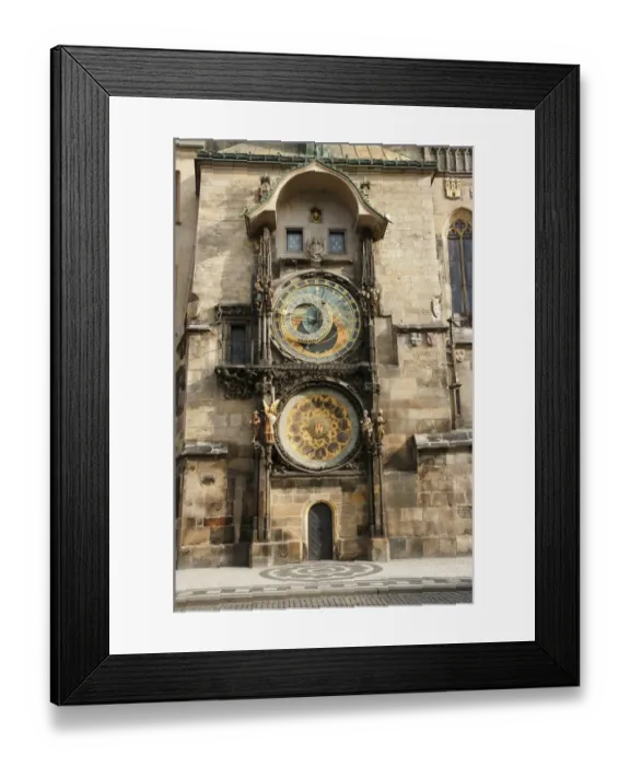 Framed Print : The Prague Orloj, or Astronomical Clock Old Town Hall. Pragu Framed Print : The Prague Orloj, or Astronomical Clock Old Town Hall. Pragu