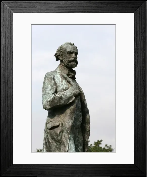 Framed Print : Antonin Dvorak (1841-1904). Czech composer. Sculpture. Pragu Framed Print : Antonin Dvorak (1841-1904). Czech composer. Sculpture. Pragu
