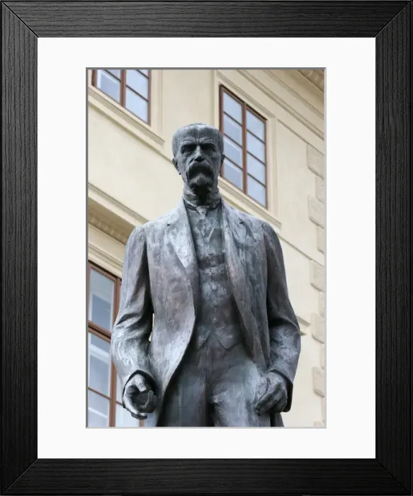 Framed Print : Tomas Garrigue Masaryk (1850-1937). First President of Czech Framed Print : Tomas Garrigue Masaryk (1850-1937). First President of Czech