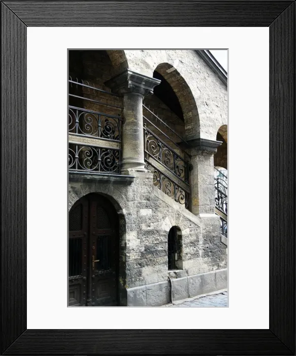 Framed Print : Czech Republic. Prague. Jewish Ceremonial Hall. 1911-12. Ori Framed Print : Czech Republic. Prague. Jewish Ceremonial Hall. 1911-12. Ori