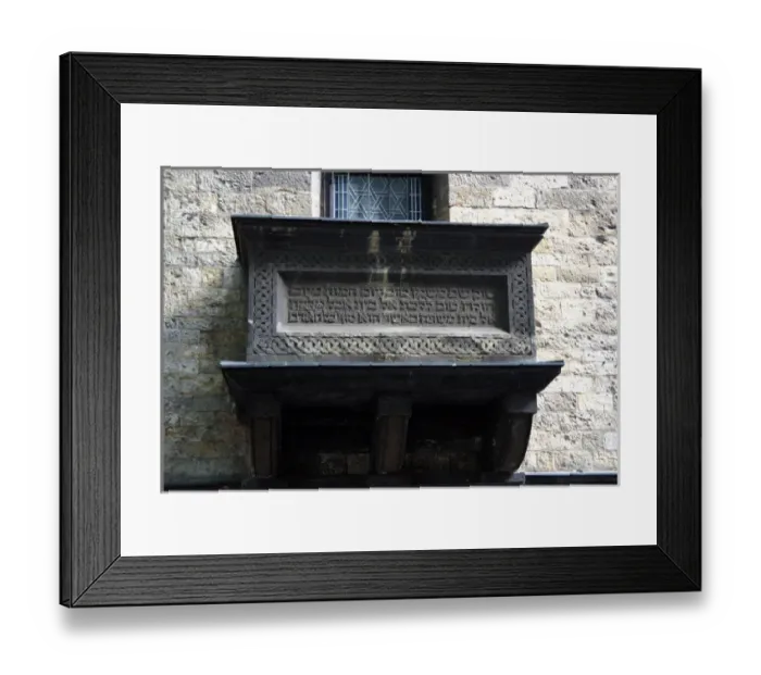 Framed Print : Czech Republic. Prague. Jewish Ceremonial Hall. Neo-Romanesq Framed Print : Czech Republic. Prague. Jewish Ceremonial Hall. Neo-Romanesq