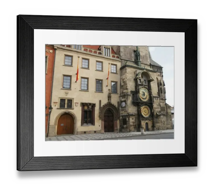 Framed Print : The Prague Orloj, or Astronomical Clock Old Town Hall. Pragu Framed Print : The Prague Orloj, or Astronomical Clock Old Town Hall. Pragu