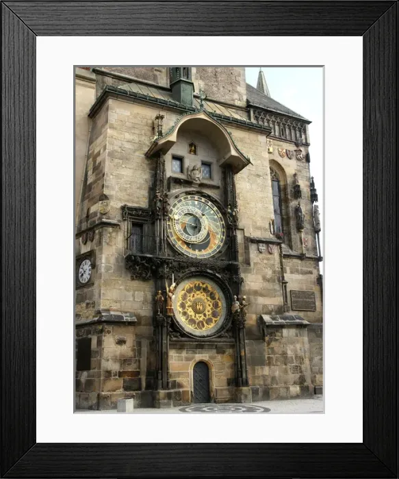 Framed Print : The Prague Orloj, or Astronomical Clock Old Town Hall. Pragu Framed Print : The Prague Orloj, or Astronomical Clock Old Town Hall. Pragu