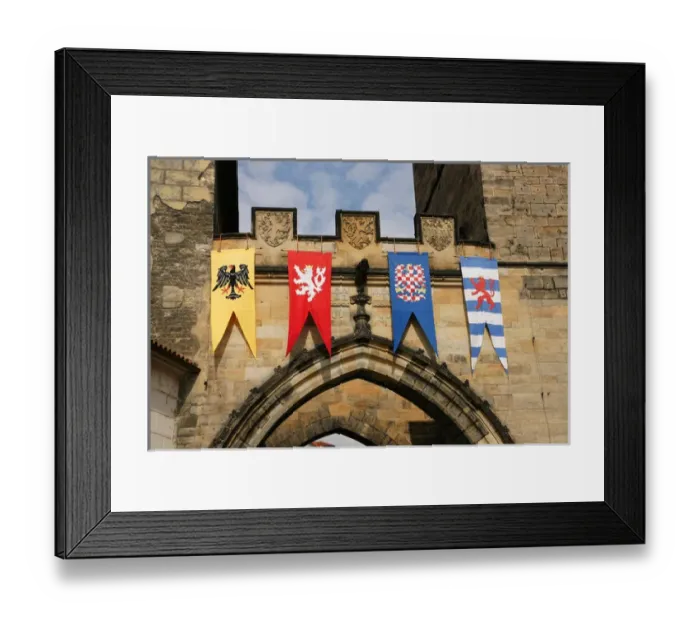 Framed Print : Czech Republic. Prague. Charles Bridge. Bridge tower on Framed Print : Czech Republic. Prague. Charles Bridge. Bridge tower on